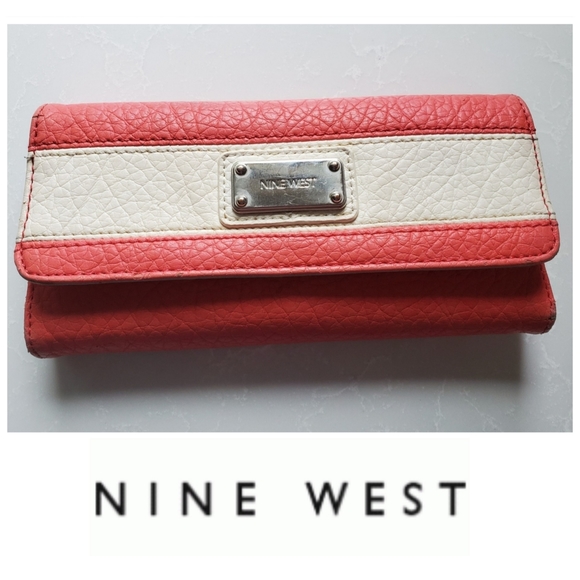 Nine West Color Block Clutch - Picture 1 of 10